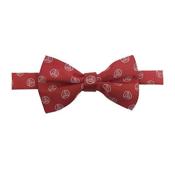 Masonic Royal Arch silk RA Bow Tie with Tau Red & White